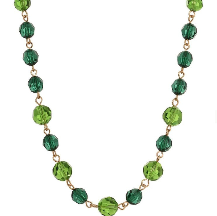 Multicolor Beaded Link Chain