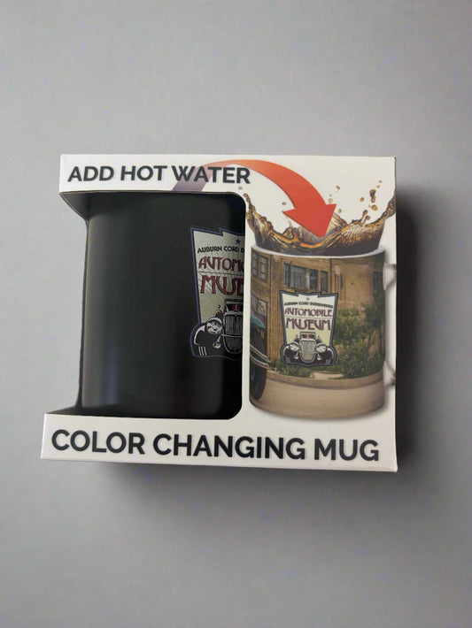 Custom Color Changing Mugs in matching packaging
