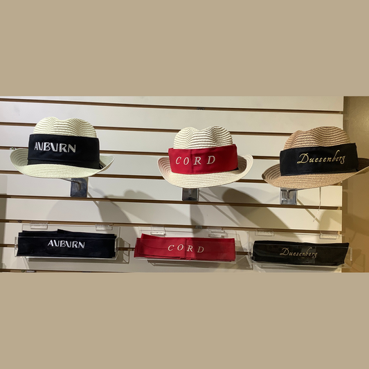 Hat Bands - Auburn, Cord, or Duesenberg