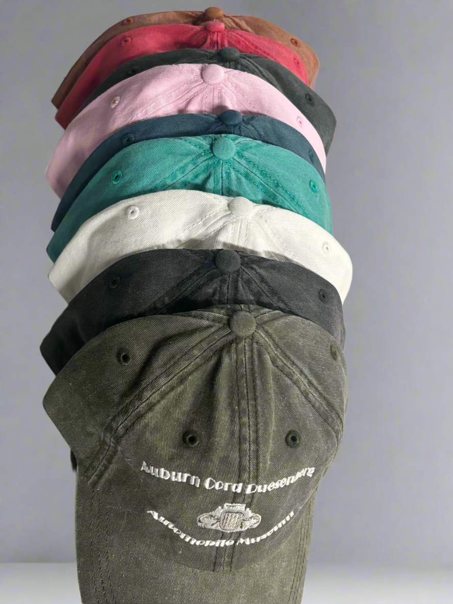 Cotton Dyed Cap w/ACDAM logo embroidered NEW STYLE