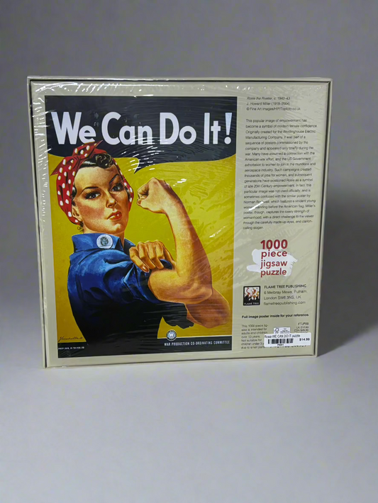 We Can Do It! (Rosie Riveter) 1000 Piece Jigsaw Puzzle