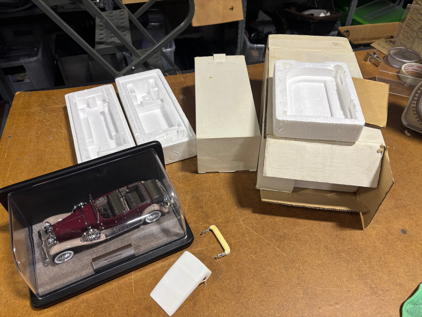 Franklin Mint 1930 Duesenberg J Derham Tourster w/display case