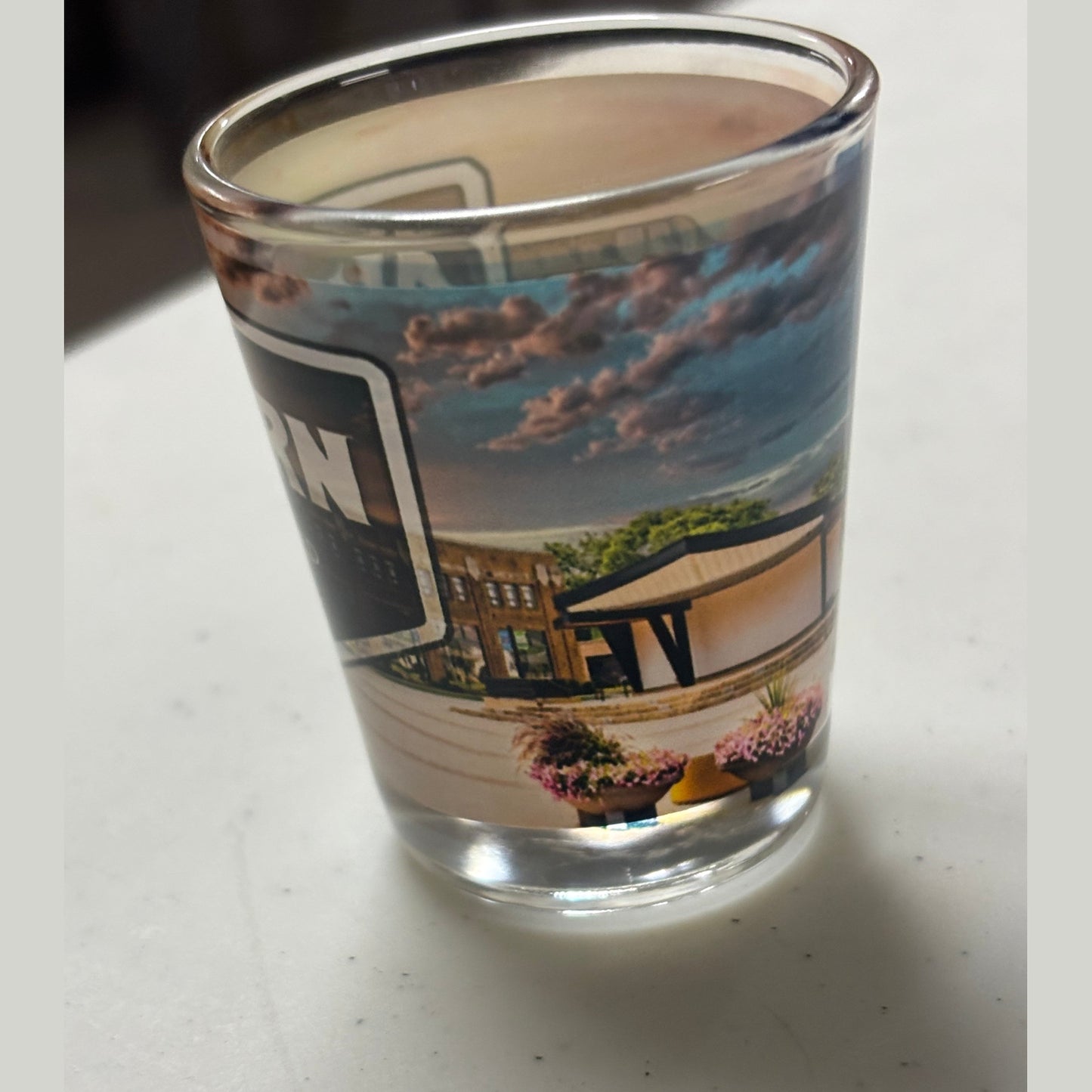 AUBURN & Museum Building Shot Glass