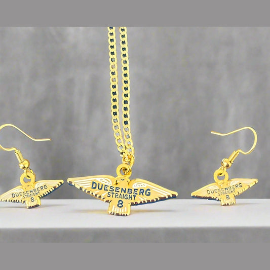 AUBURN, CORD, or DUESENBERG Earring and Necklace sets