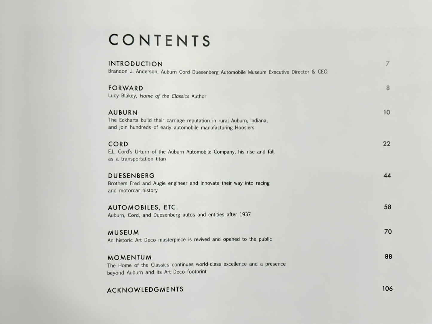 ACDAM 50th Anniversary Book - HOME OF THE CLASSICS
