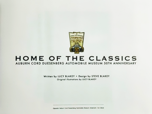 ACDAM 50th Anniversary Book - HOME OF THE CLASSICS