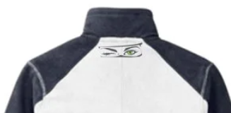 SHE-RACING Fleece Jacket white/grey