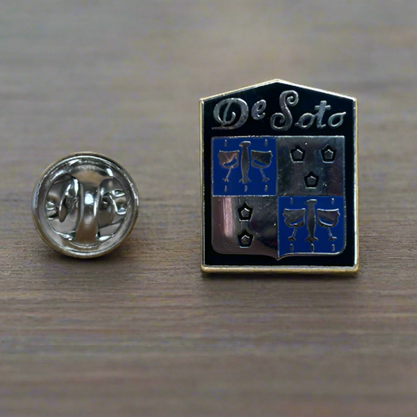 DeSoto hat/lapel pin