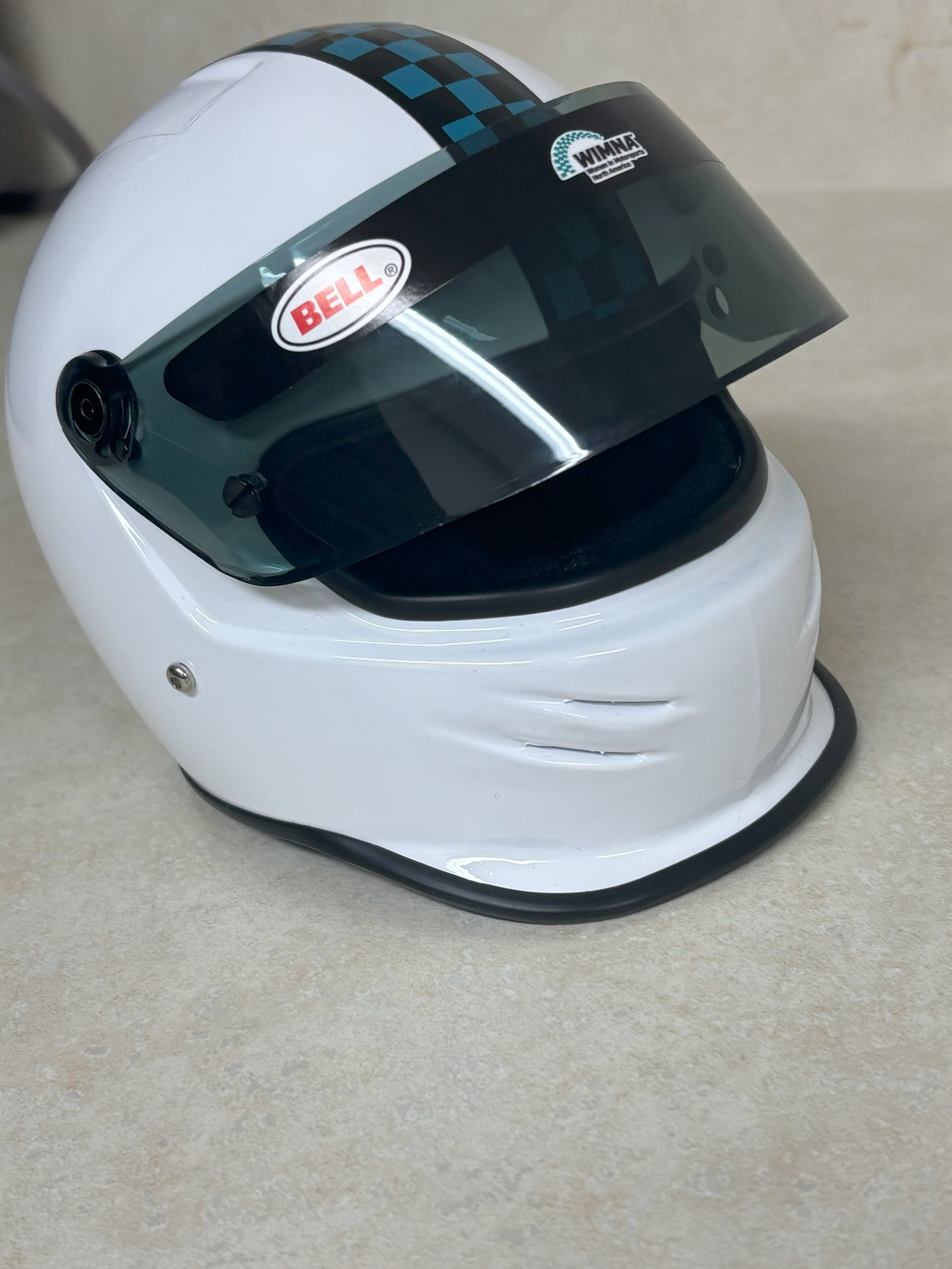 Bell Replica Racing Helmet for Autograph seeker