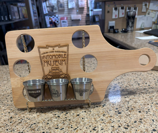 Custom Bamboo board and shots