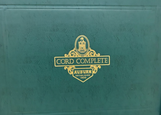 Cord Complete: The Story of the Models 810 and 812 Josh B. Malks