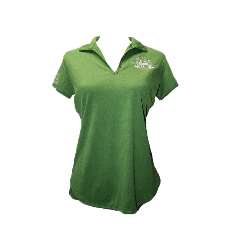 Ladies Cord Green Polo