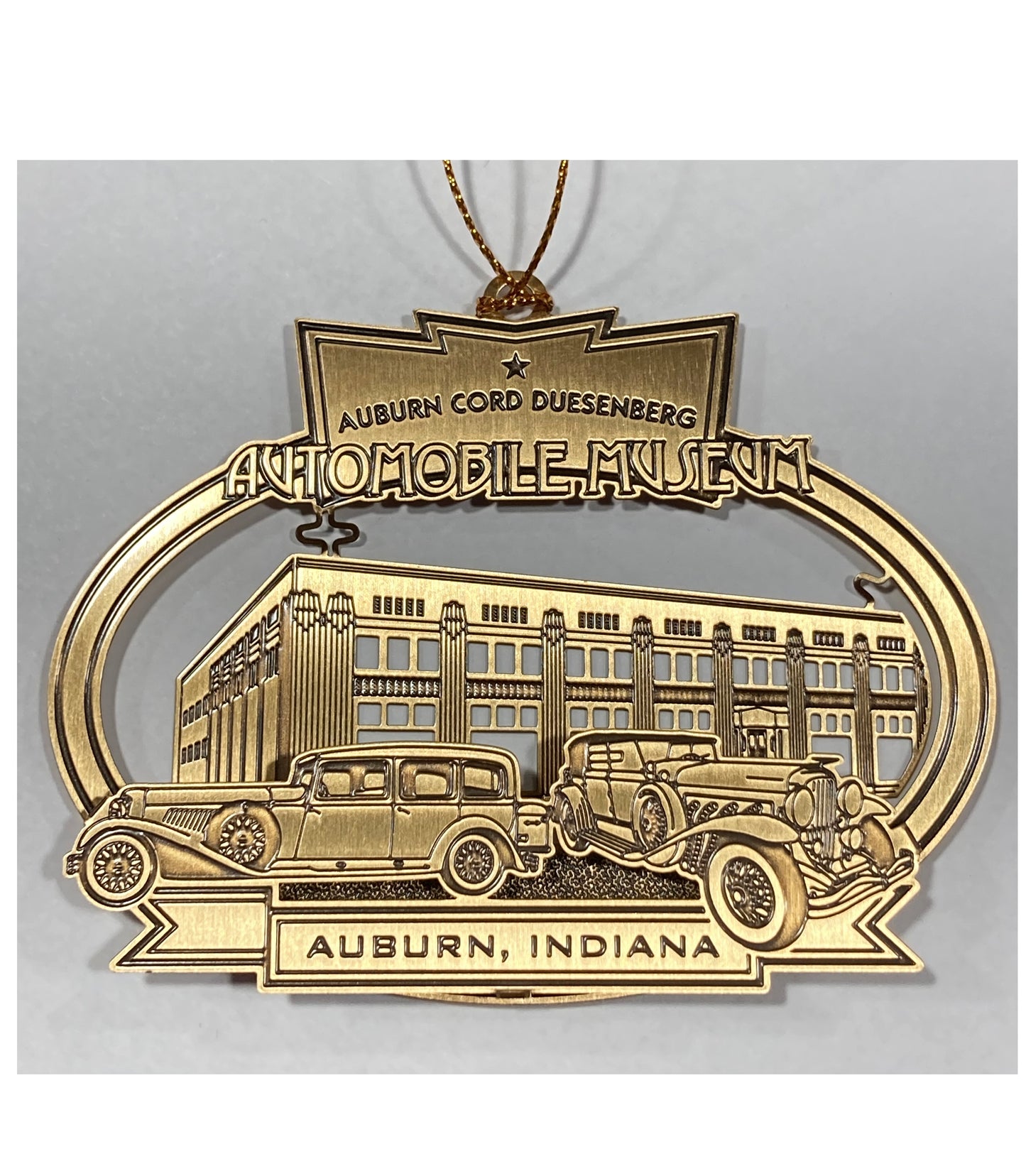 New Custom 3D Antique Brass Museum ornament from Charleston Mint