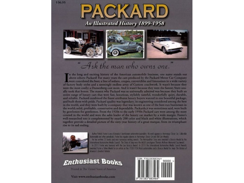 Packard 1899 - 1958: An Illustrated History