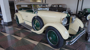 THE AUBURN CORD DUESENBERG AUTOMOBILE MUSEUM RECEIVES RARE 1927 DUESENBERG MODEL X DUAL-COWL PHAETON