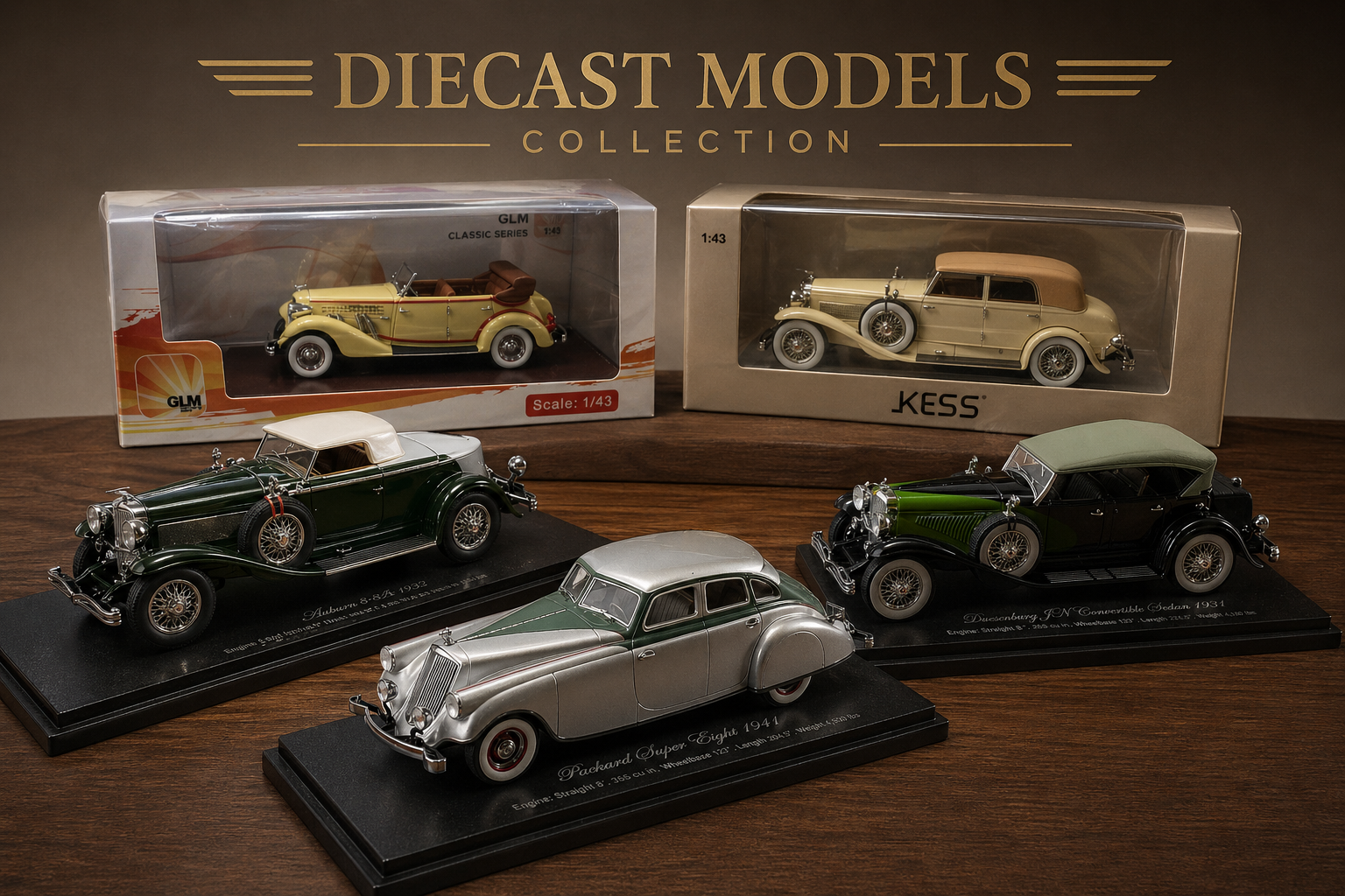 Diecast Models – Auburn Cord Duesenberg Automobile Museum