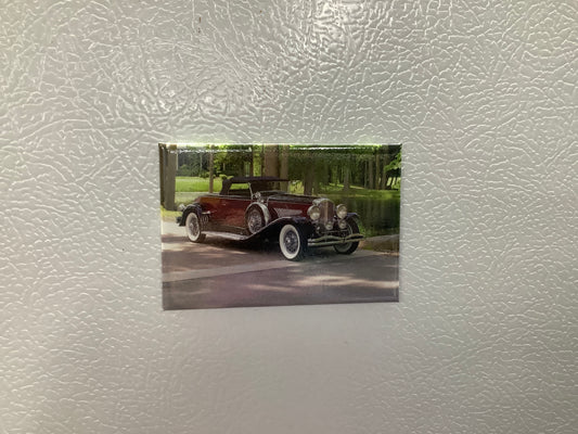 Dues magnet red/black