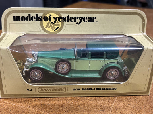 Models of Yesteryear - MATCHBOX 1930 Model J Duesenberg Y-4 green