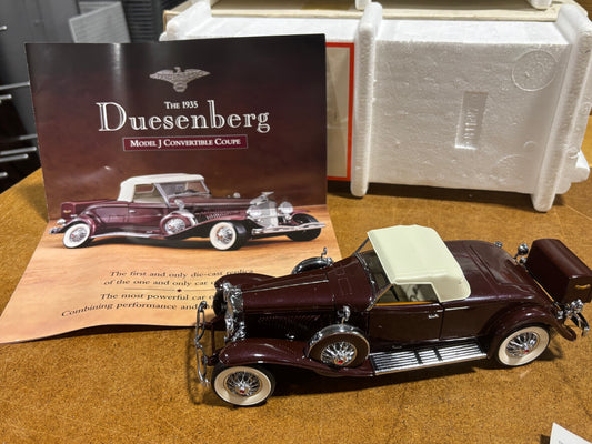 Franklin Mint 1935  Duesenberg J Convertible Coupe