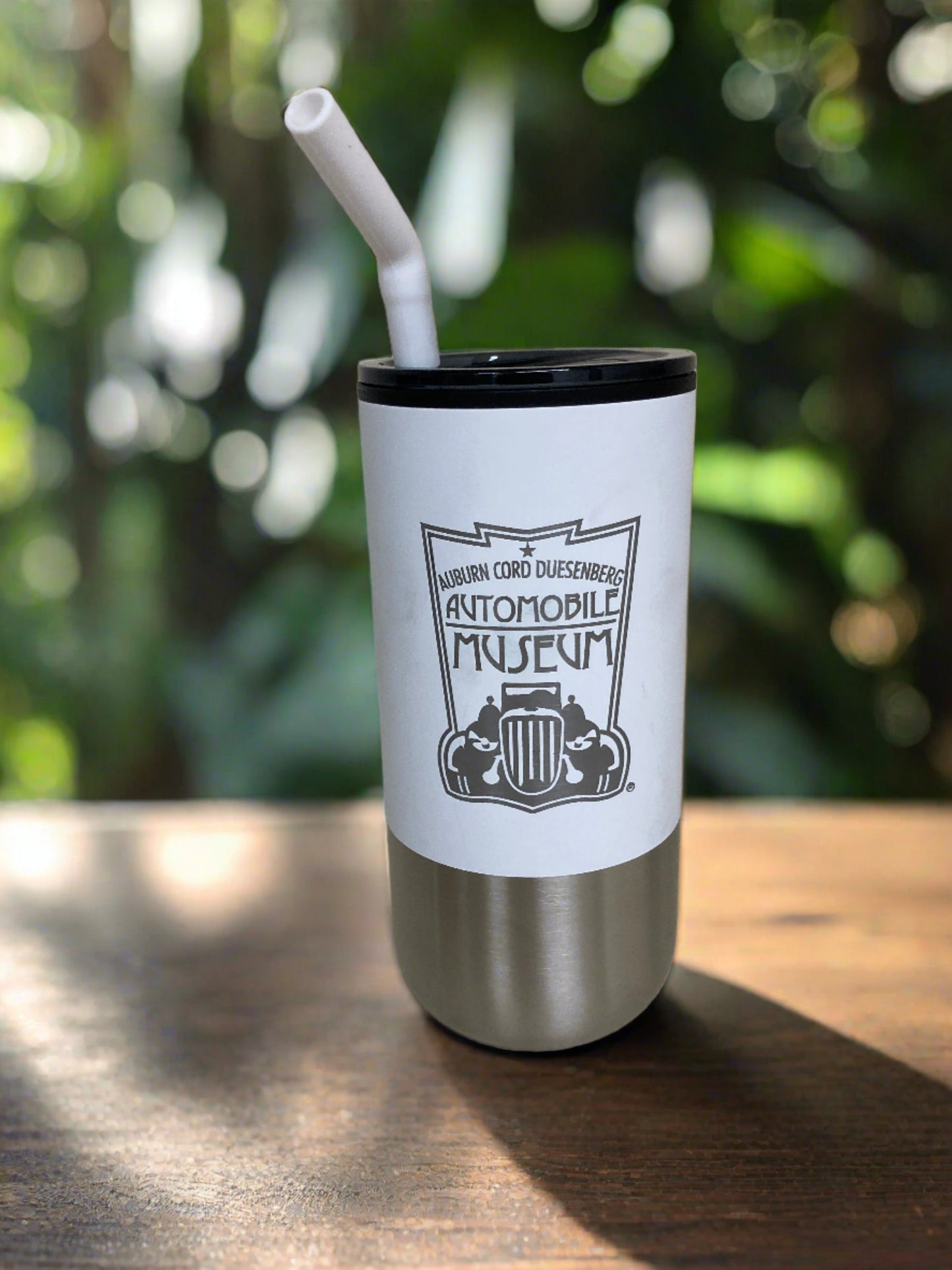 ACDAM logo Tumbler w/straw