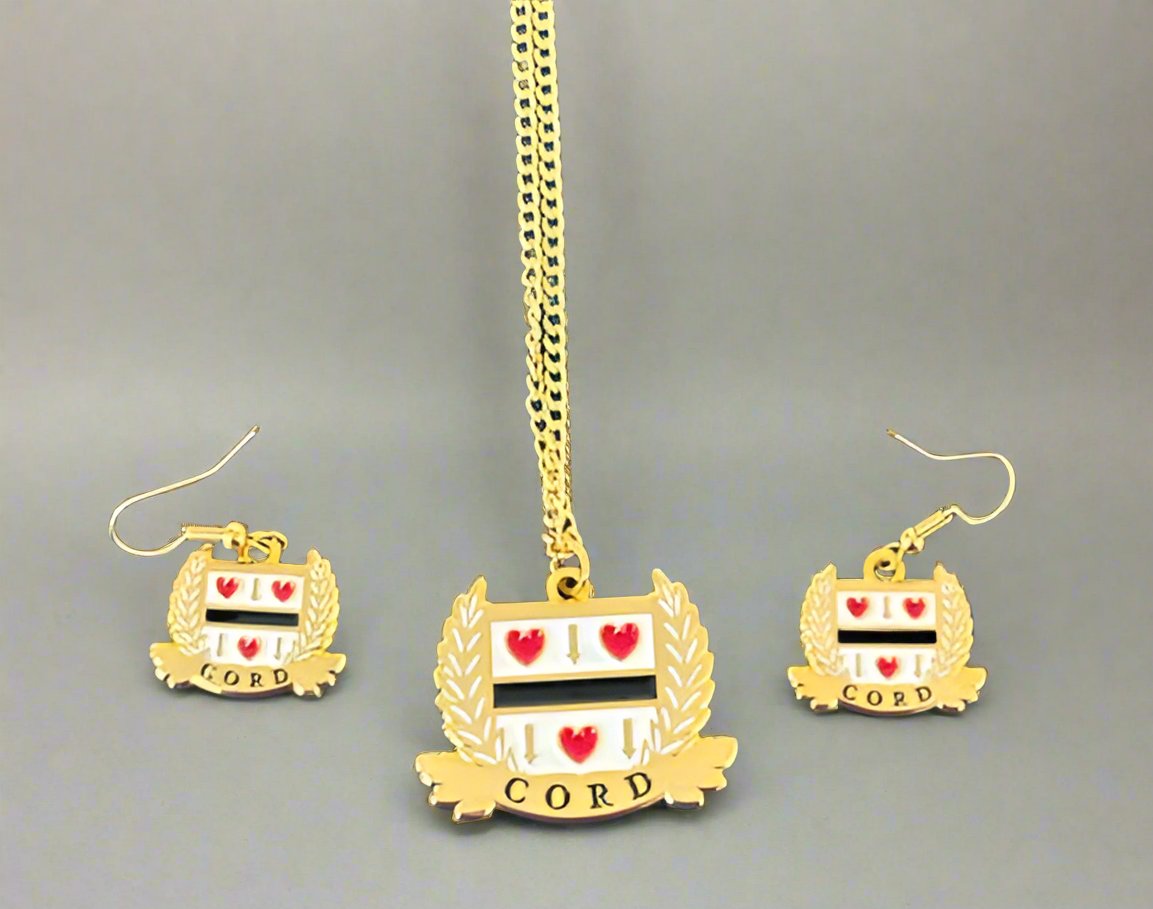 AUBURN, CORD, or DUESENBERG Earring and Necklace sets