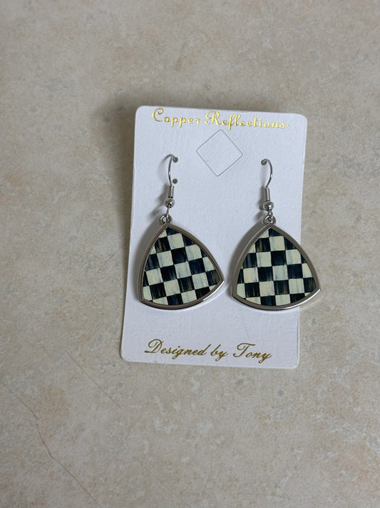 Custom earrings for racing fans!