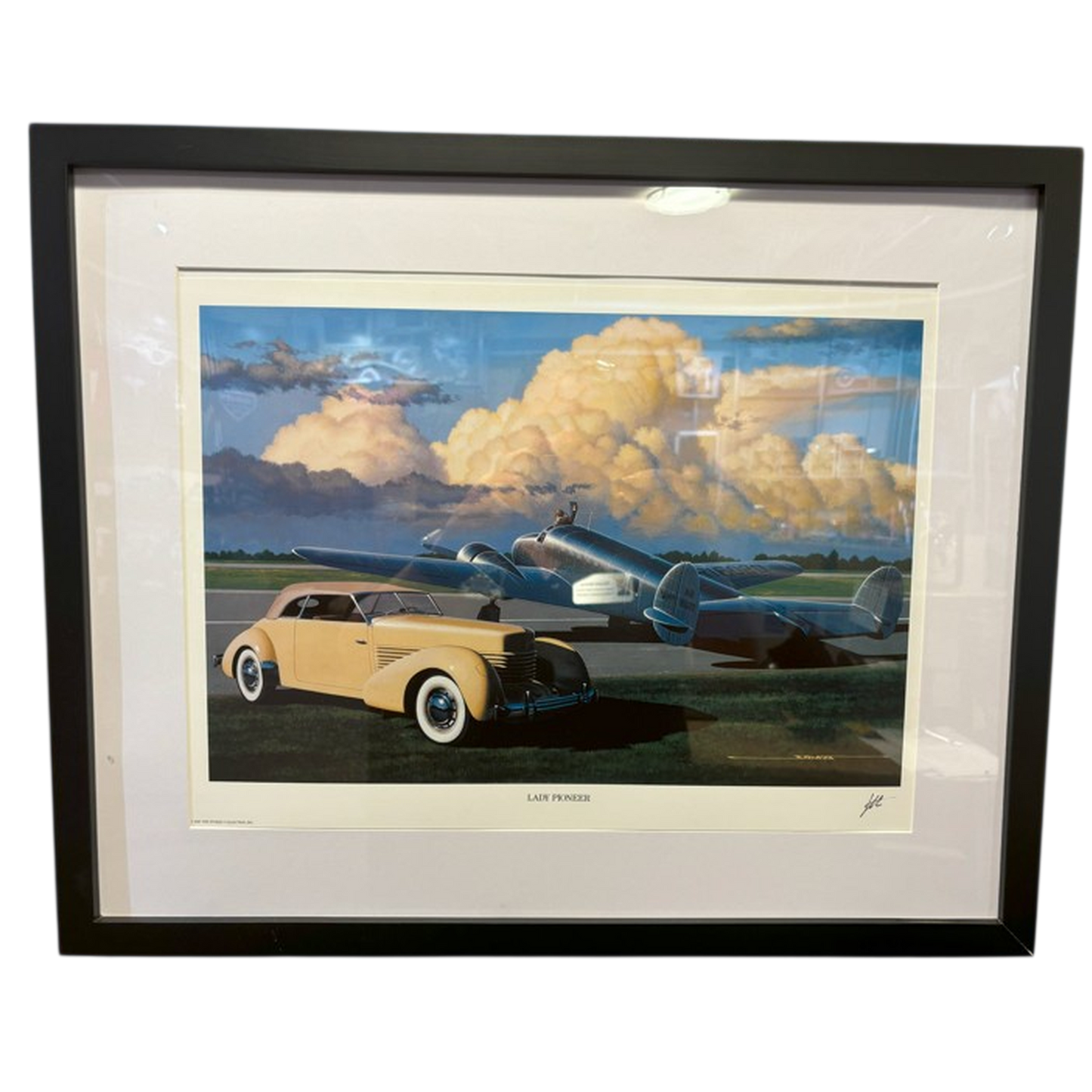 Lady Pioneer Framed Stokes print