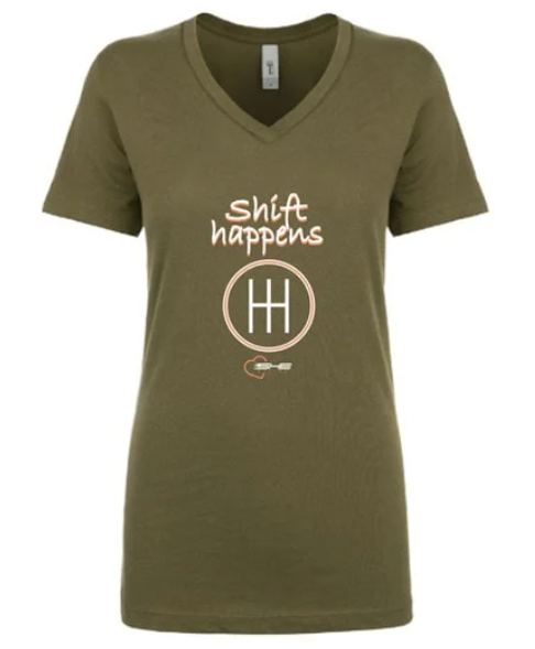 SHE-RACING  Shift Happens T-Shirt
