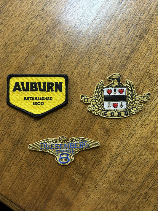 Auburn, Cord, or Duesenberg Logo Patch