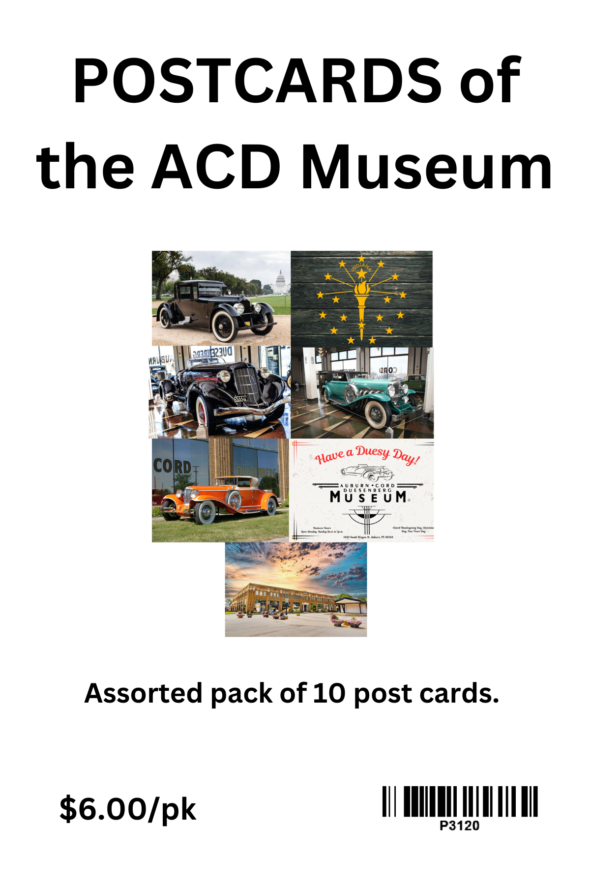 ACDAM Postcards 10 pack
