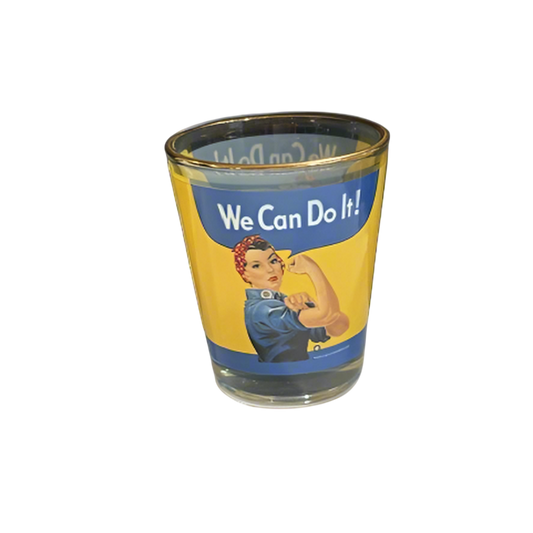Rosie the Riveter shot glass