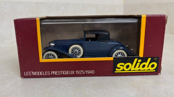 Solido model car in packaging on a light background