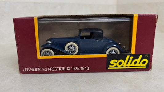 Solido model car in packaging on a light background
