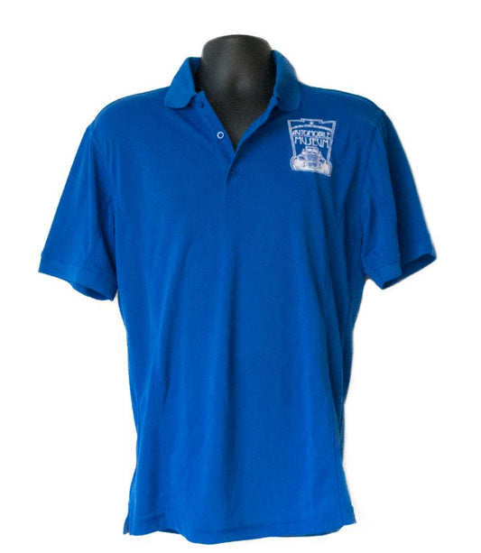 Museum Logo Polo - Cobalt Blue