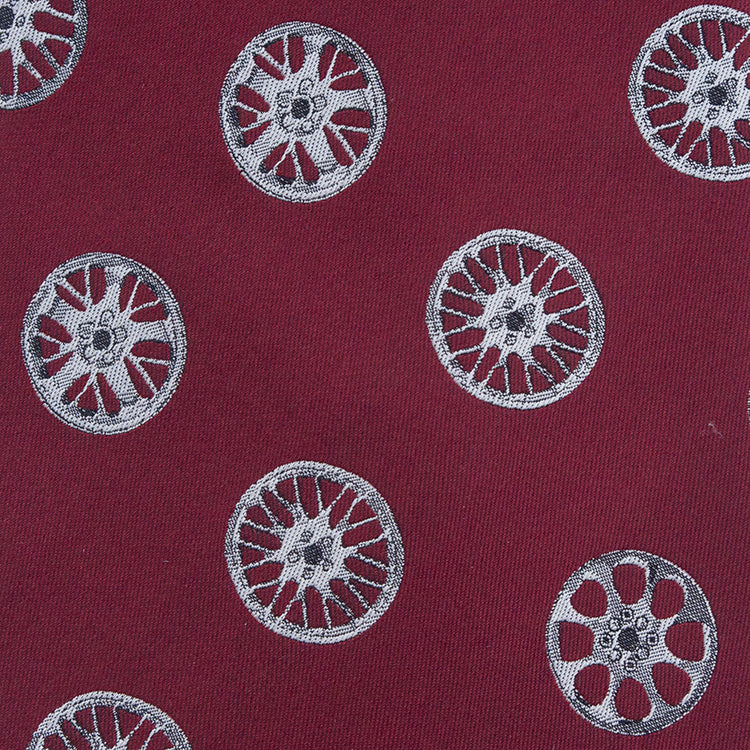 Wheels Design Silk Tie