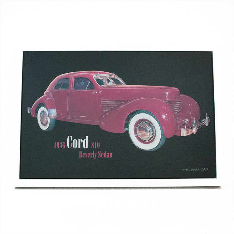 1936 Cord 810 Sedan Canvas