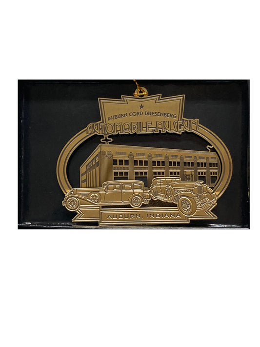 Custom 3D Antique Brass Museum ornament from Charleston Mint