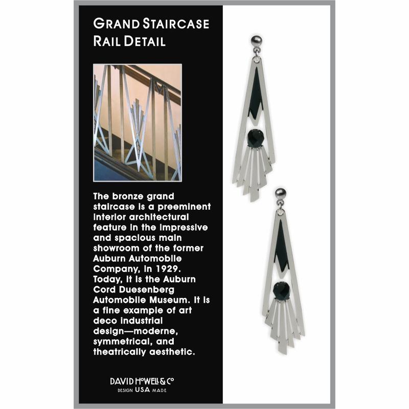 Deco Grand Staircase Earrings