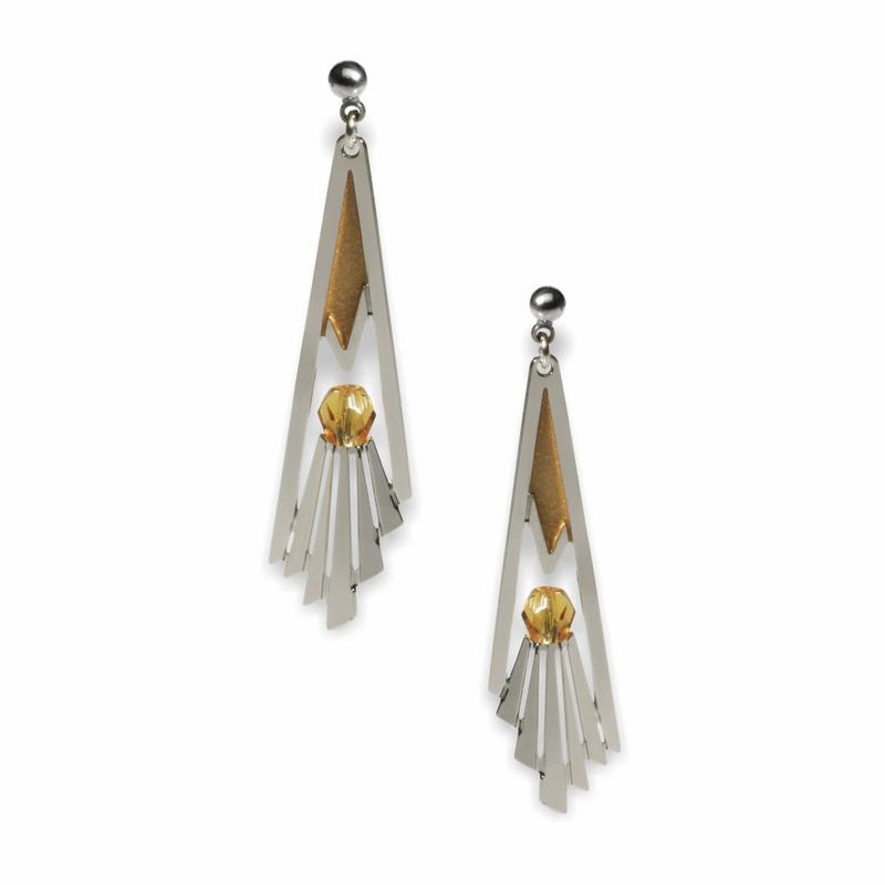 Deco Grand Staircase Earrings