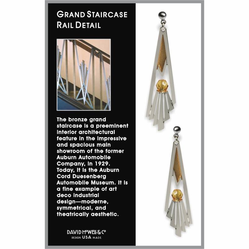 Deco Grand Staircase Earrings