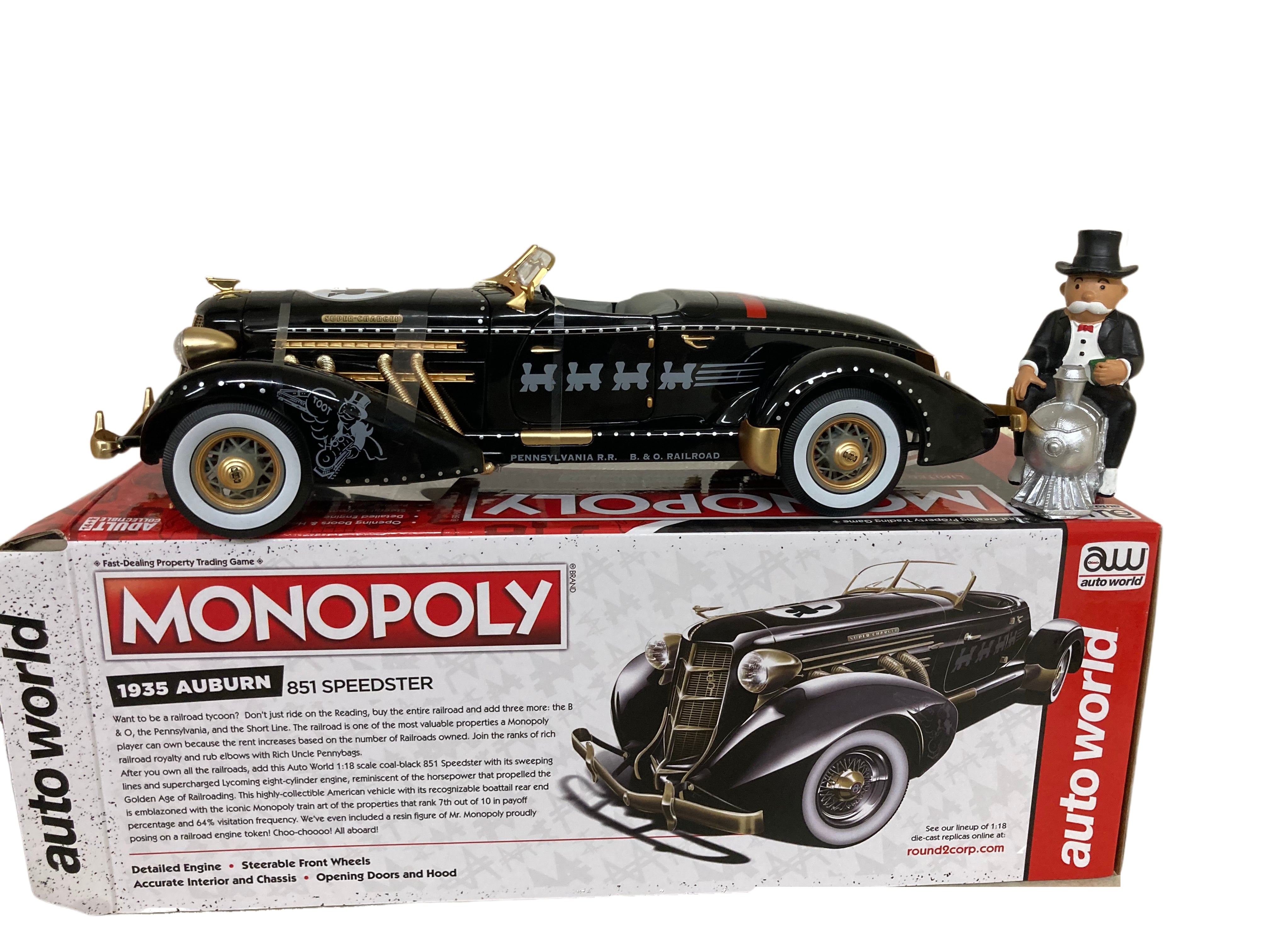 1:18 Monopoly 1935 Auburn 851 Speedster - Limited Edition