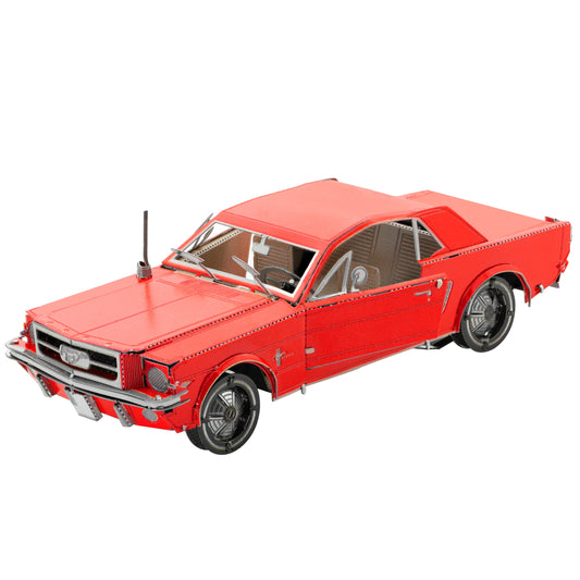 1965 Red Ford Mustang 3D model Metal Earth